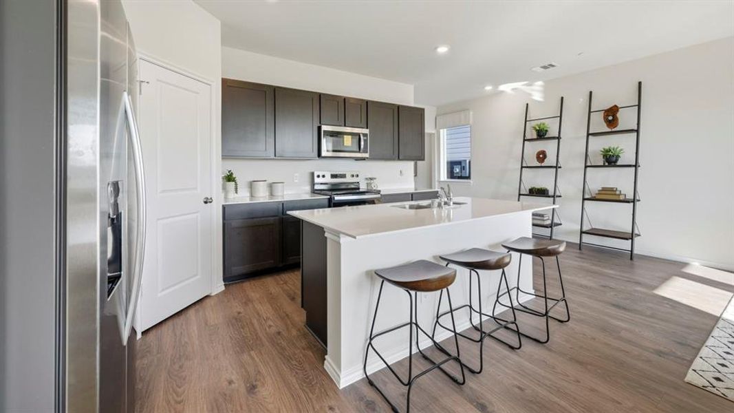 Furnished interior view inside a new home in Arbor Trails South, Princeton (Image 14).