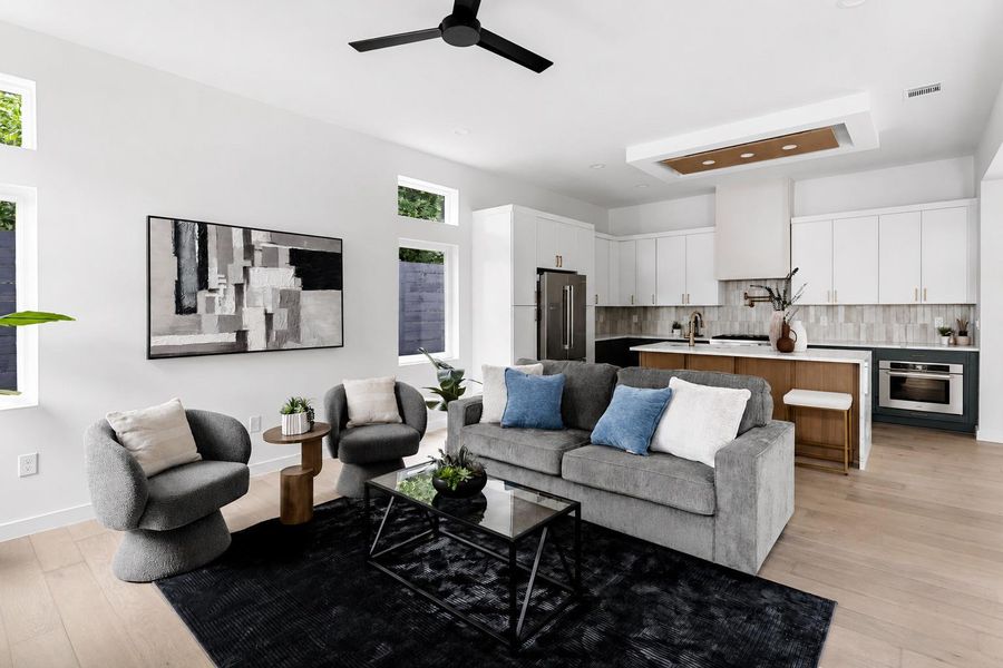 Furnished interior view inside a new home in , Austin (Image 4).