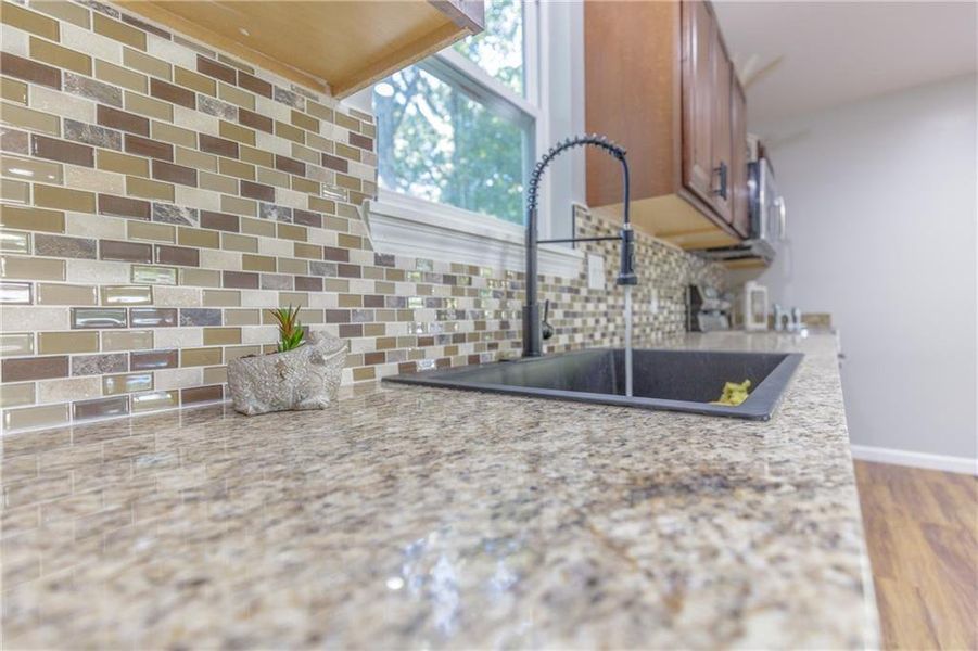 Close-up of interior finishes inside a home in , Menlo (Image 7).