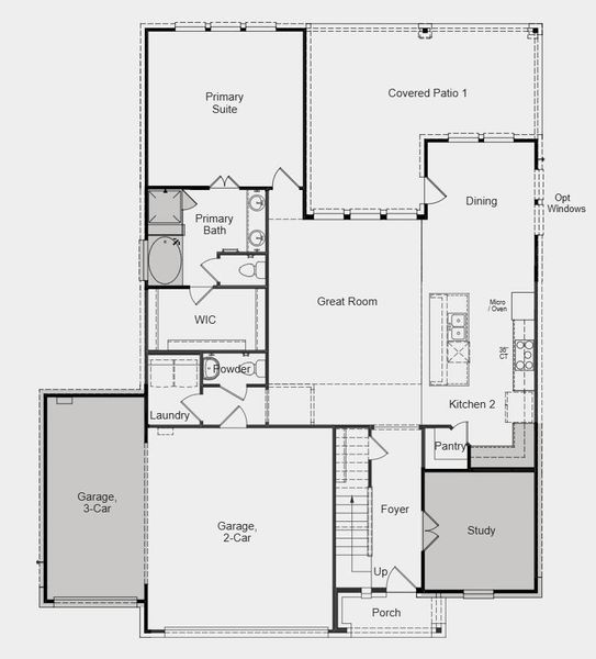 Additional Highlights Include: Extended primary suite, covered outdoor living and casual dining, slide-in tub with mud-set shower at primary bath, study, 3-car garage, gourmet kitchen, upgraded flooring, cabinets, countertops and so much more! Additional Highlights Include: Extended primary suite, covered outdoor living and casual dining, slide-in tub with mud-set shower at primary bath, study, 3-car garage, gourmet kitchen, upgraded flooring, cabinets, countertops and so much more!