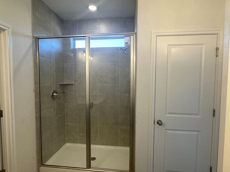 Bathroom with a stall shower Bathroom with a stall shower
