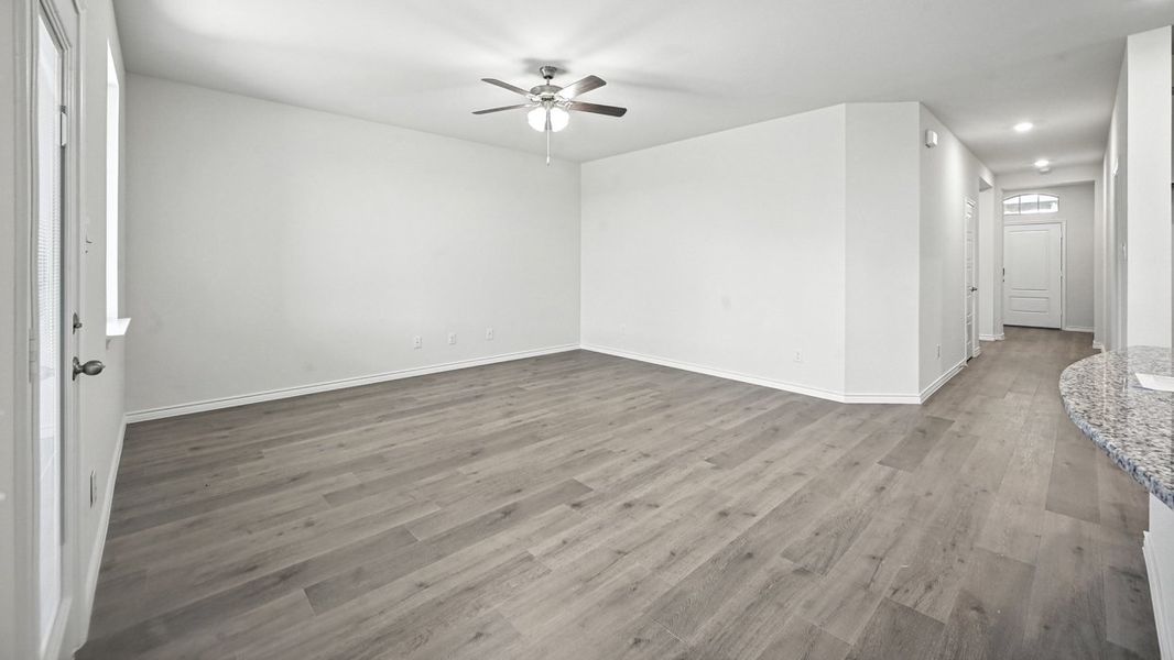 Representative unfurnished interior of a home built from the Rivington by D.R. Horton in Bel Air Village, Sherman (Image 10).