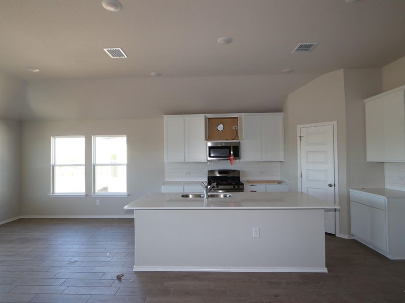 Furnished interior view inside a new home in Marble Creek Crossing, Austin (Image 4). Furnished interior view inside a new home in Marble Creek Crossing, Austin (Image 4).