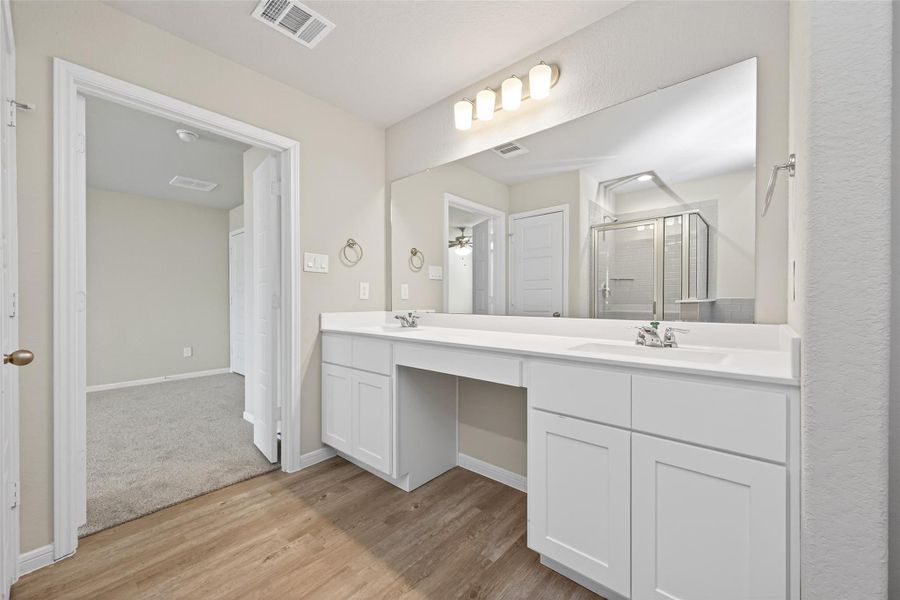 Furnished interior view inside a new home in Woodland Lakes, Huffman (Image 7).