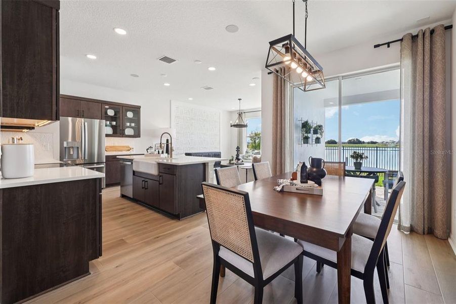 Furnished interior view inside a new home in Isla Mirada, San Antonio (Image 13).