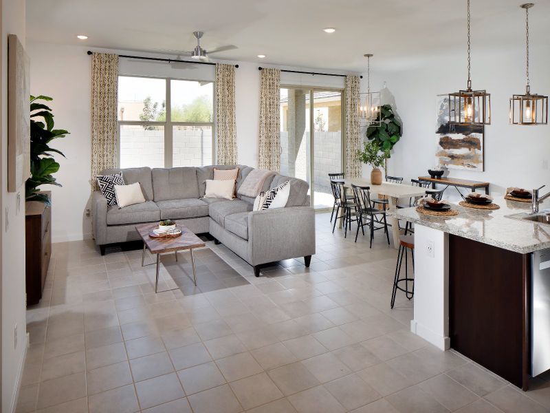 Furnished interior view inside a new home in Paloma Creek - Classic Series, Surprise (Image 5).
