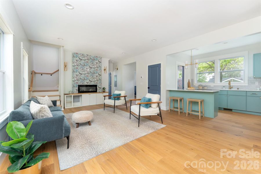 Furnished interior view inside a new home in , Asheville (Image 10).