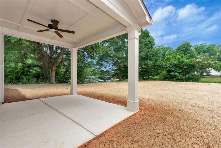 Exterior details and patio area of a home in , Maysville (Image 4).
