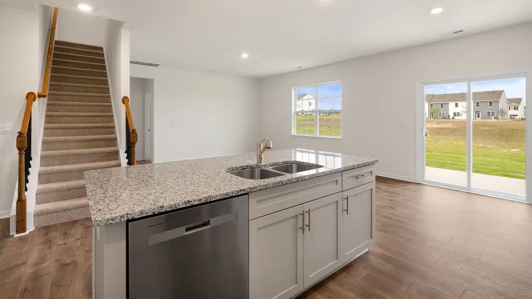 Furnished interior view inside a new home in The Reserve at Prestleigh, Wake Forest (Image 6).