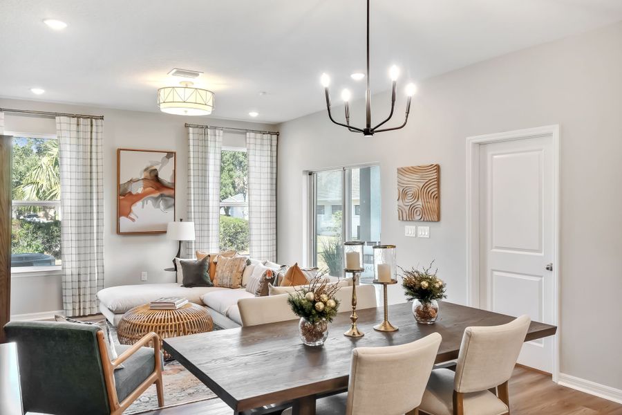 Furnished interior view inside a new home in Connors Cove, Eustis (Image 5).