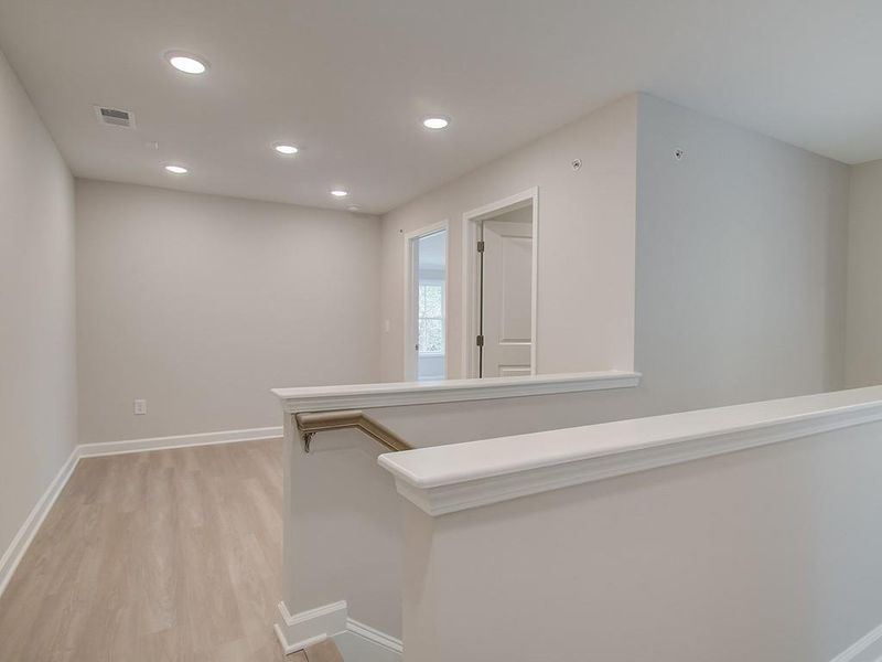 Spacious, unfurnished interior of a new home in Bluffs at Bells Ferry, Marietta (Image 16). Spacious, unfurnished interior of a new home in Bluffs at Bells Ferry, Marietta (Image 16).