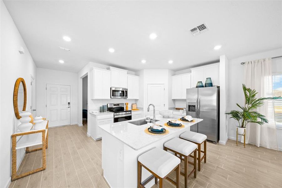 Furnished interior view inside a new home in Trailhead Landing, Alachua (Image 25).