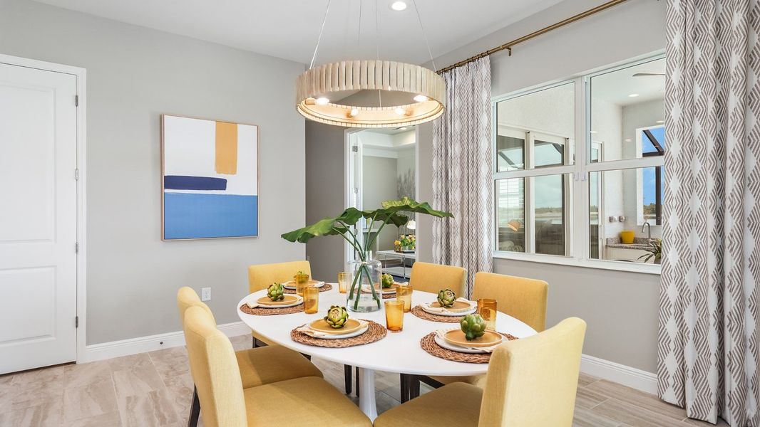 Representative furnished interior of a home built from the Captiva by Neal Communities in SkySail, Naples (Image 12).