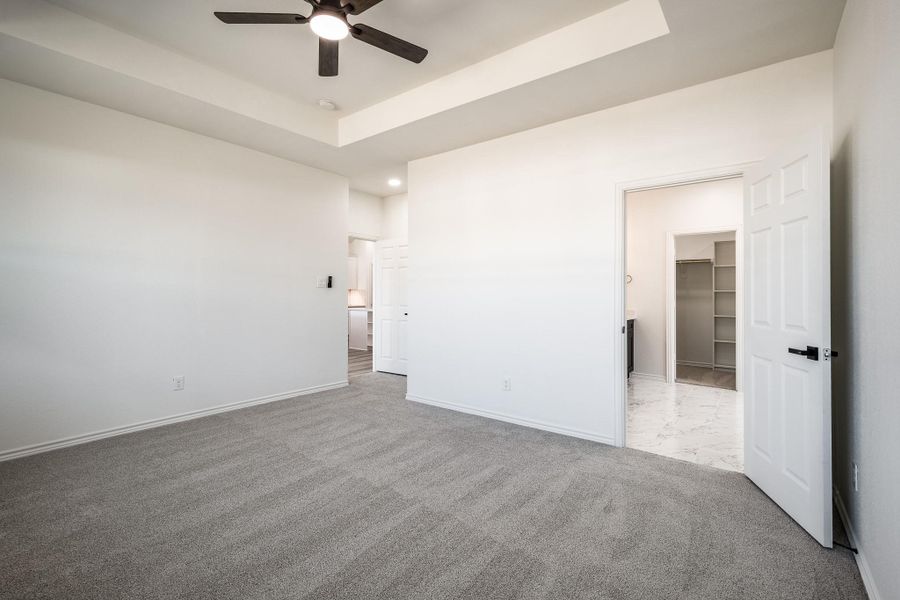 Primary bedroom view two. Primary bedroom view two.