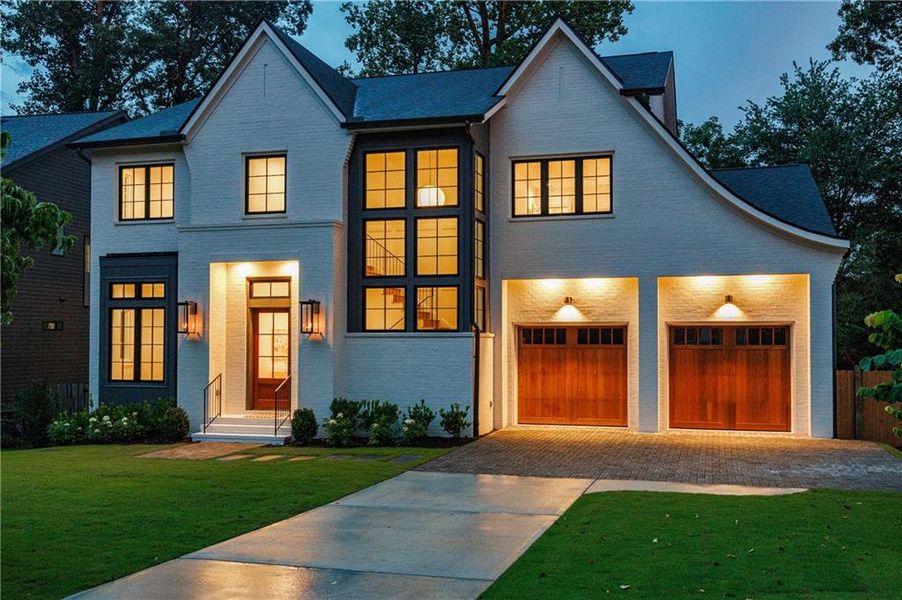 Front exterior of a new home in , Atlanta, GA, highlighting curb appeal (Image 1). Front exterior of a new home in , Atlanta, GA, highlighting curb appeal (Image 1).
