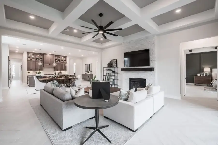 Furnished interior view inside a new home in Legacy Grove, Montgomery (Image 17). Furnished interior view inside a new home in Legacy Grove, Montgomery (Image 17).