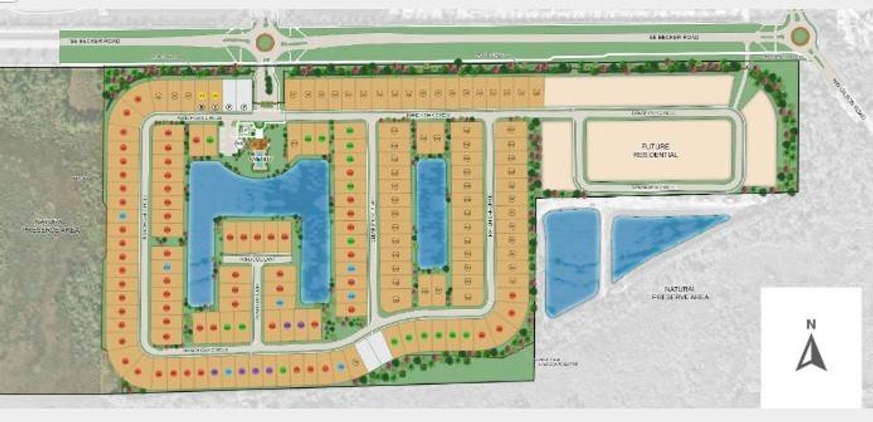 621 SE Ranch Oak Circle Site Map