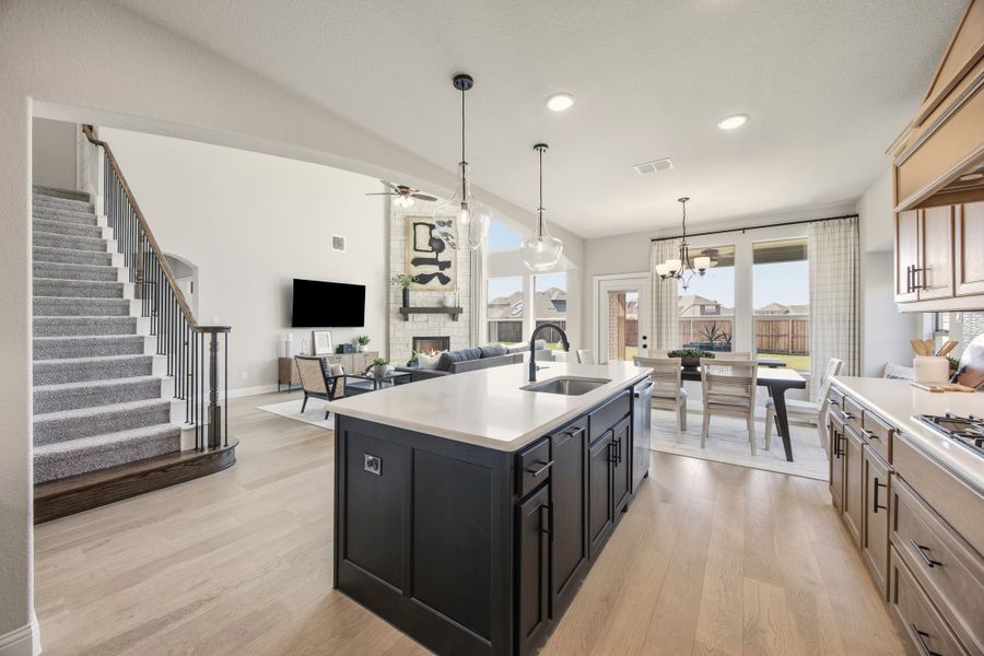 Furnished interior view inside a new home in Silo Mills, Joshua (Image 9).