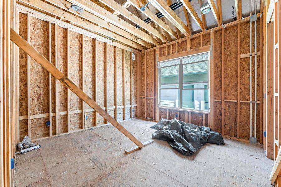Secondary upstairs bedroom. Secondary upstairs bedroom.