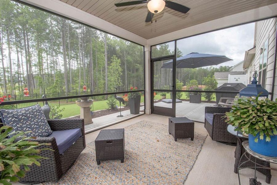 Furnished interior view inside a new home in , Senoia (Image 58). Furnished interior view inside a new home in , Senoia (Image 58).