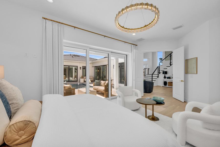 Representative furnished interior of a home built from the Silver Palm by Medallion Home in Aqua Single Family Homes, Bradenton (Image 10).