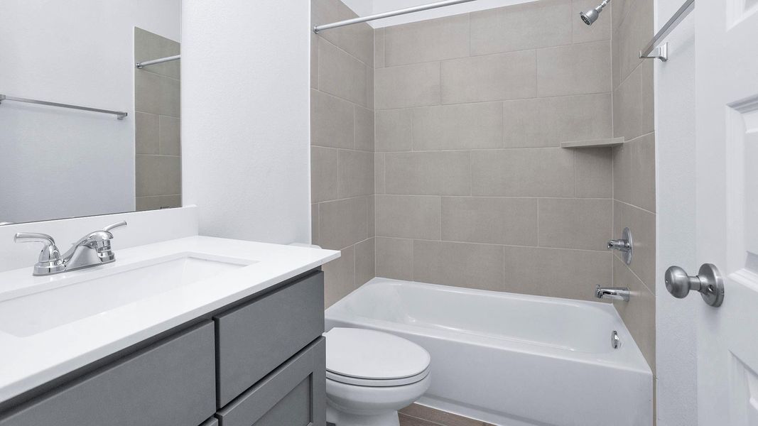 Furnished interior view inside a new home in Woodhavyn, Magnolia (Image 9).