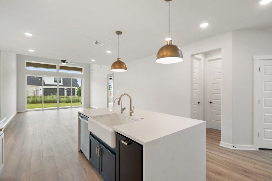 Furnished interior view inside a new home in Lariat, Liberty Hill (Image 5).