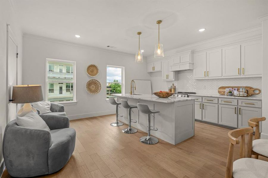 Furnished interior view inside a new home in , Fort Worth (Image 24).