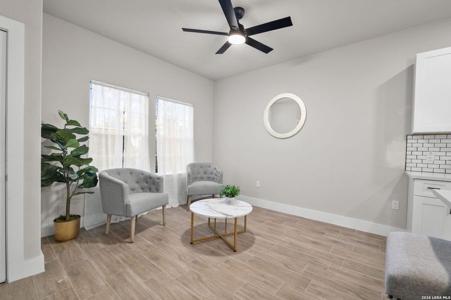 Furnished interior view inside a new home in , San Antonio (Image 3). Furnished interior view inside a new home in , San Antonio (Image 3).