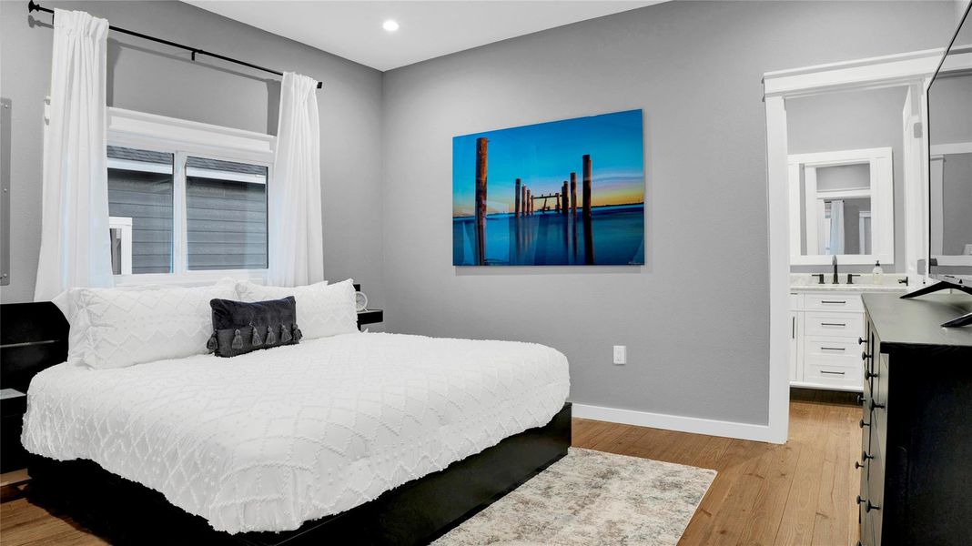 Furnished interior view inside a new home in , Crystal Beach (Image 14).