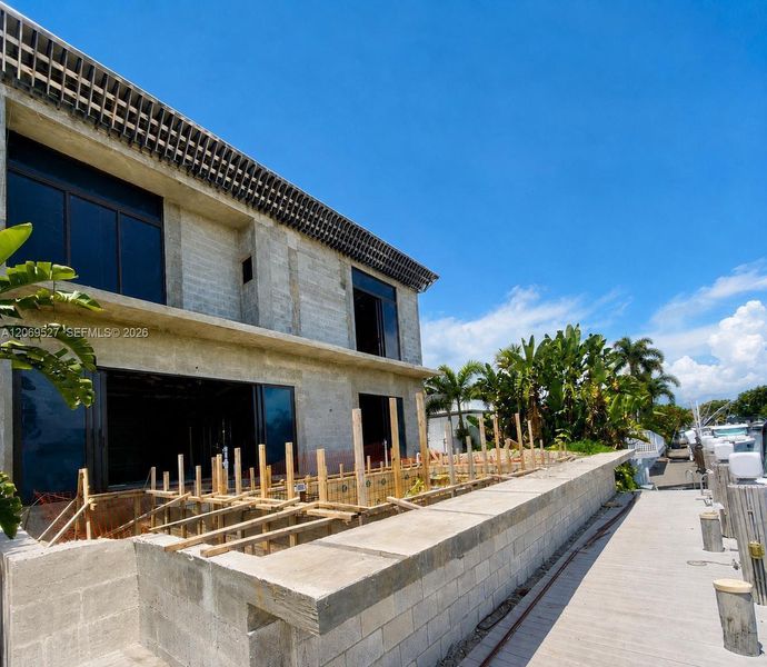 In-progress construction of a new home in , Pompano Beach, FL (Image 23). In-progress construction of a new home in , Pompano Beach, FL (Image 23).