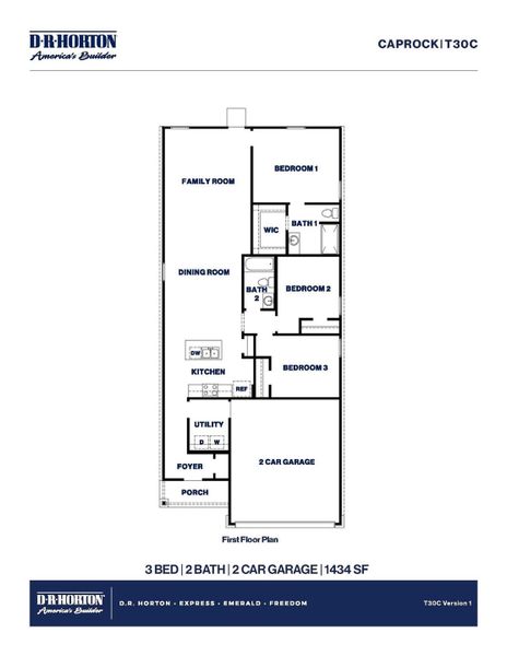 2D floor plan layout of this home in Porters Mill, New Caney, TX (Image 3). 2D floor plan layout of this home in Porters Mill, New Caney, TX (Image 3).
