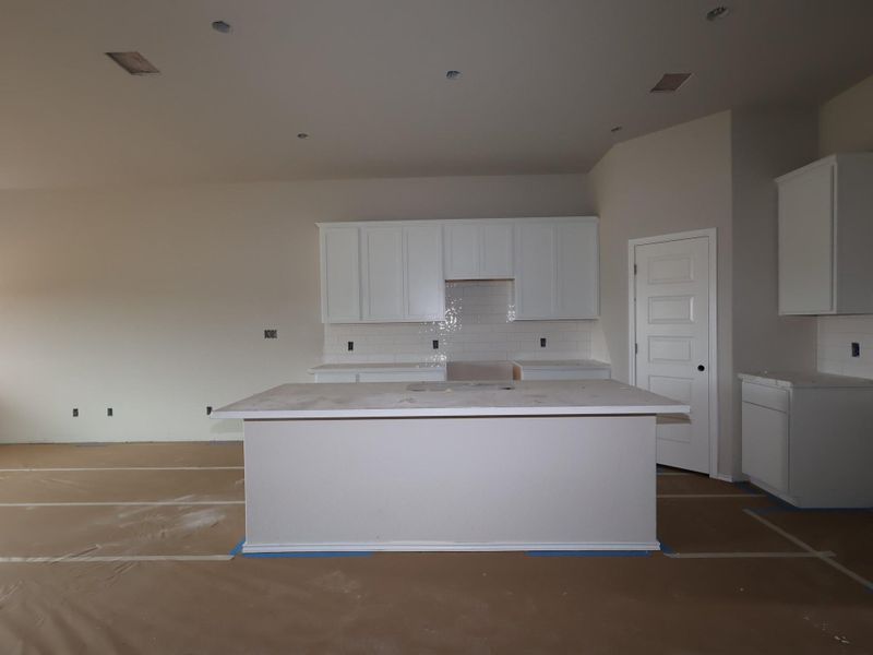 In-progress construction of a new home in Carillon, Manor, TX (Image 16).