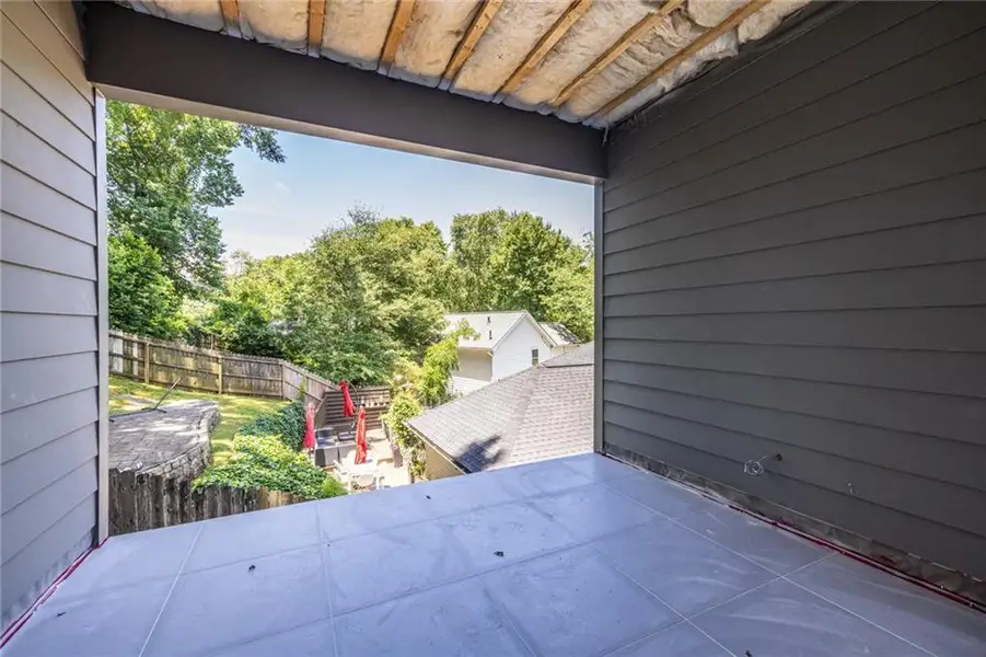 Exterior details and patio area of a home in , Atlanta (Image 11).