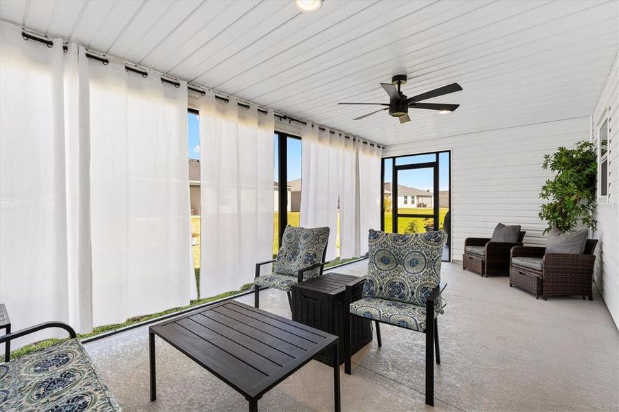 Exterior details and patio area of a home in , The Villages (Image 3).