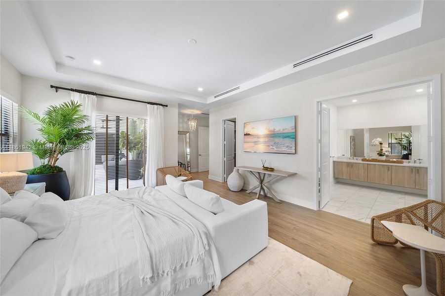 Furnished interior view inside a new home in , Miami (Image 14). Furnished interior view inside a new home in , Miami (Image 14).