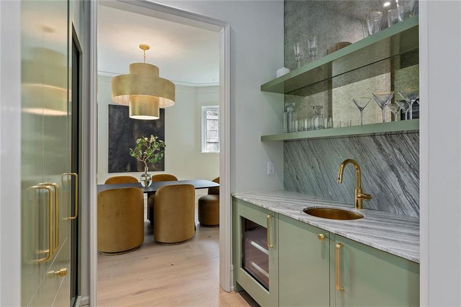 Furnished interior view inside a new home in , Atlanta (Image 32).