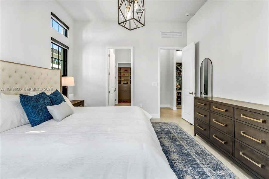 Furnished interior view inside a new home in , Parkland (Image 26).