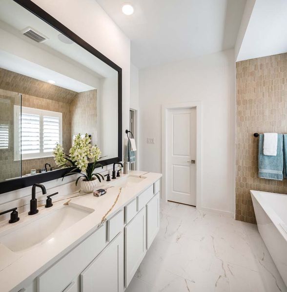Representative Primary Bathroom - some options shown Representative Primary Bathroom - some options shown