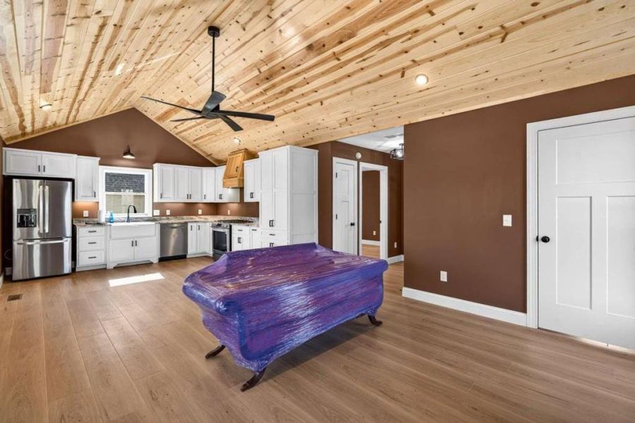 Furnished interior view inside a new home in , Blue Ridge (Image 9).