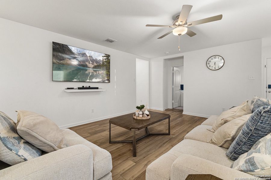 Furnished interior view inside a new home in Luckey Ranch, San Antonio (Image 14).