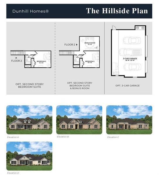 2D floor plan layout of this home in Tuscan Estates, Waxahachie, TX (Image 5).