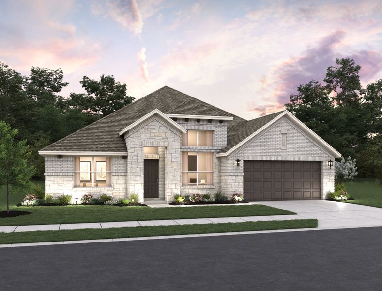 Representative exterior photo of a completed home built from the Avalon III by Ashton Woods in Saddlebrook Ranch, Schertz, TX (Image 9). Representative exterior photo of a completed home built from the Avalon III by Ashton Woods in Saddlebrook Ranch, Schertz, TX (Image 9).