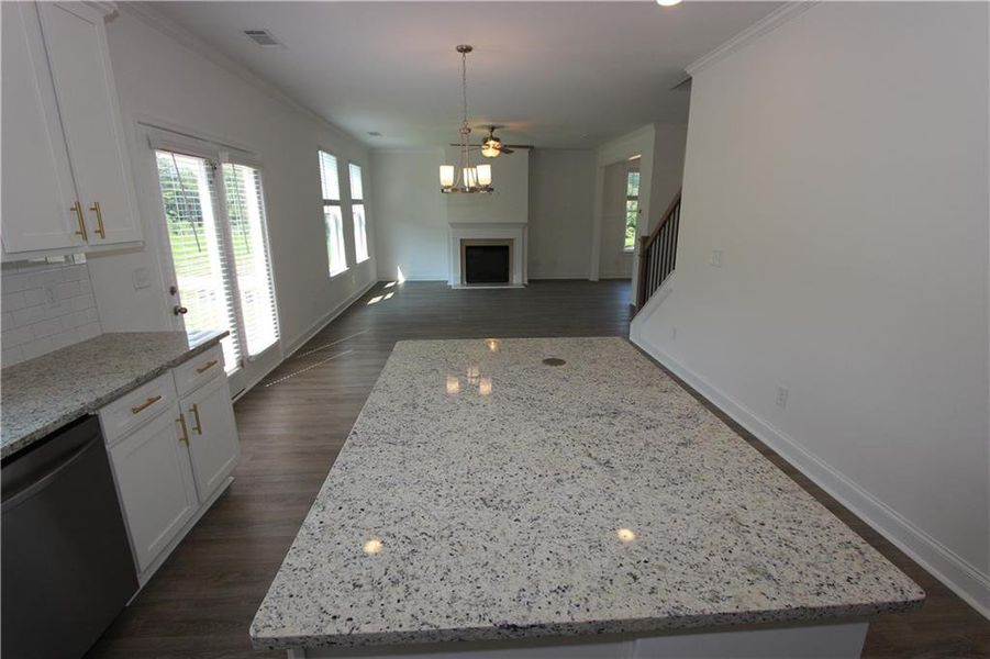 Spacious, unfurnished interior of a new home in Clark Farms, Flowery Branch (Image 9).