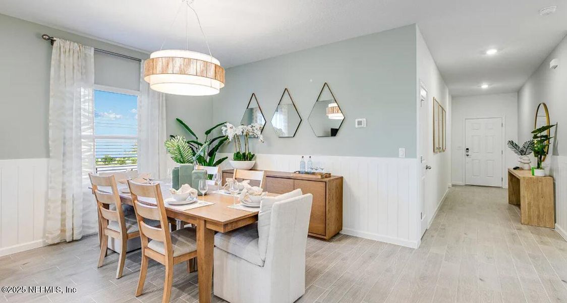 Furnished interior view inside a new home in Saddle Oaks: Saddle Oaks 50s, Jacksonville (Image 7).