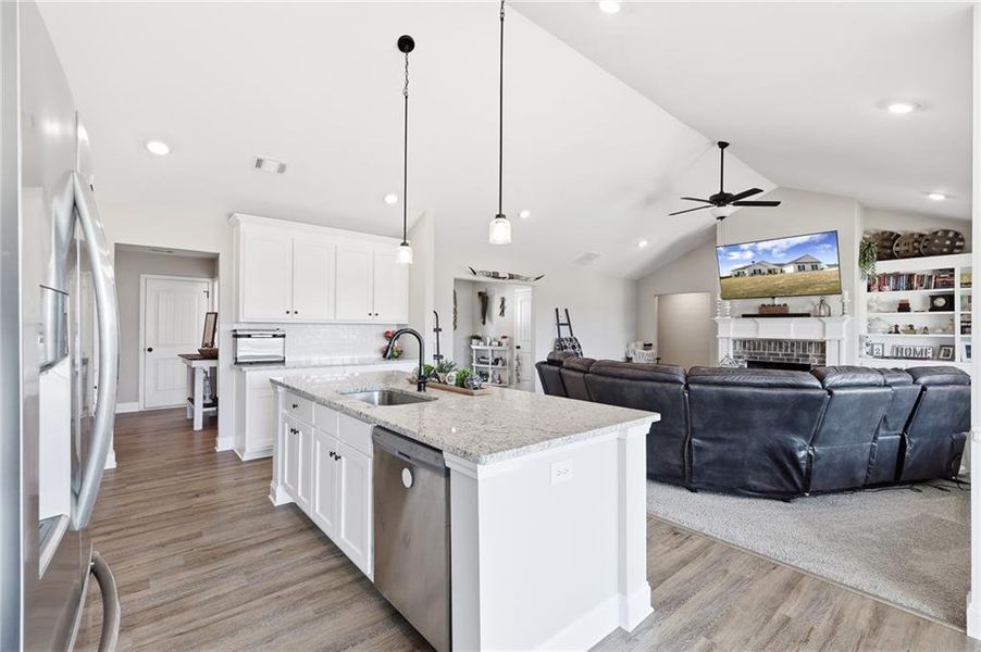 Furnished interior view inside a new home in , Winder (Image 11). Furnished interior view inside a new home in , Winder (Image 11).