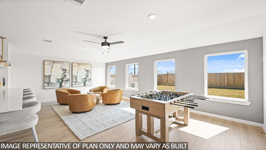 Furnished interior view inside a new home in Riverside Estates, Baytown (Image 18).
