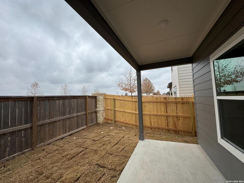 Exterior details and patio area of a home in Hennersby Hollow, San Antonio (Image 17). Exterior details and patio area of a home in Hennersby Hollow, San Antonio (Image 17).