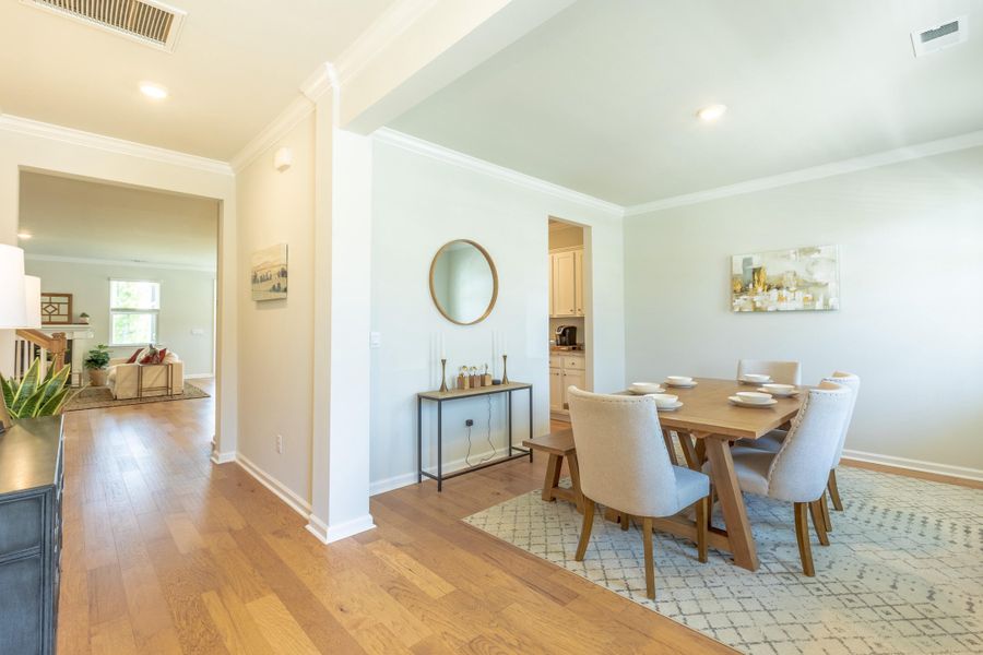 Furnished interior view inside a new home in Mallard Crossing, Summerville (Image 6).