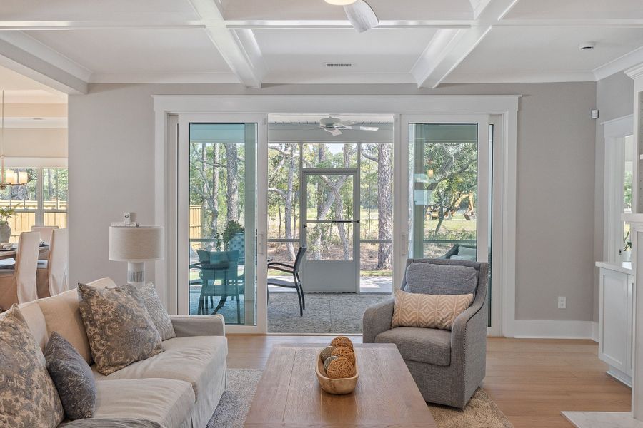 Furnished interior view inside a new home in Osprey Landing, Southport (Image 10).